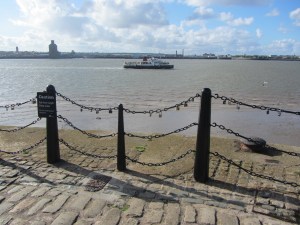 Love-locks at Albert Docks, Liverpool, UK, 10.2014