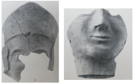 Left: Warrior (Dickins 1929: pl.52). Right: Youth (Dickins 1929: pl.51).