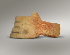 Figure 3 Anatomical votive, hand (V41) from Asclepieion or Lerna, Corinth (Foto: ASCSA.net)